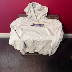 H&M Cream Hoodie with Graphic Detail